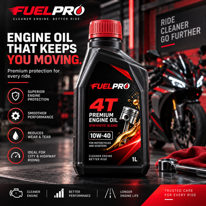 FuelPro 4T Premium Engine Oil 10W-40 – 1L