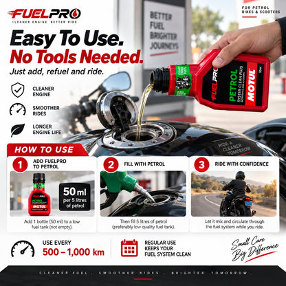 FuelPro Petrol System Cleaner – 50ml | Bike & Scooter Fuel Care