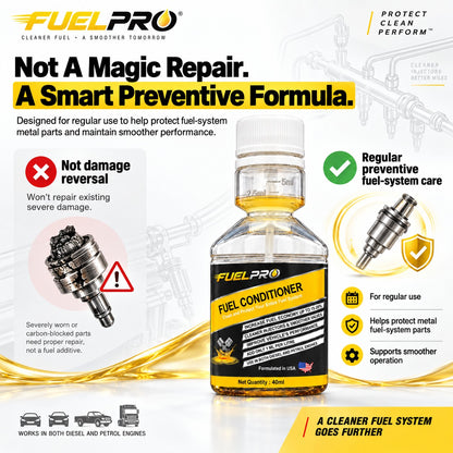 FuelPro Fuel Conditioner – 40ml | Petrol & Diesel Fuel System Cleaner